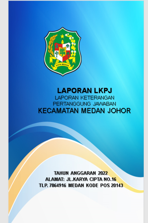 LKPJ 2022 KECAMATAN MEDAN JOHOR